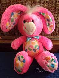 1989 Rare Yum Yums Pink Jumpin Jellybean Bunny 13 Plush Etsy Vintage Dolls Vintage Plush Bunny Plush