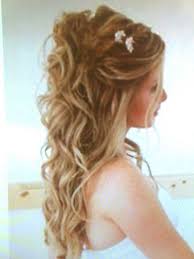 Festliche Frisur Half Styles Langehaare Locken Abiballfrisuren Zu Offnen Frisuren Brautfrisuren Lange Haare Brautfrisur