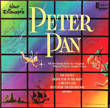 Disney S First Peter Pan Soundtrack Album Motion Picture Peter Pan Vinyl Record Album