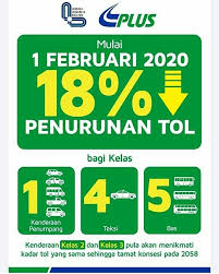 Check spelling or type a new query. Penurunan Tol Sebanyak 18 Bermula 1 Februari 2020
