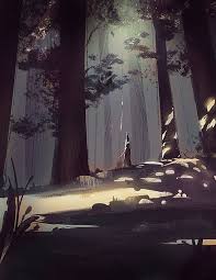 Magic Wood Drawing Forests Concept Art Environment Concept Art Environmental Art Landscape Art
