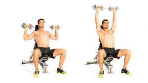 Our seated shoulder press standards are based on 44,000 lifts by strength level users. How To Do A Dumbbell Shoulder Press Coach