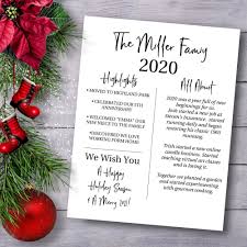 Christmas Letter Template Year In Review Christmas Etsy In 2020 Christmas Letter Template Christmas Lettering Christmas Newsletter