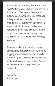 Fair play battle royale epic battle royale free on mobile. Adobe Will Remove Illustrator Draw And Photoshop Sketch From App Store R Adobe