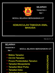 Pertembungan dengan tamadun mesopotamia dan tamadun mesir purba. Tingkatan 4 Bab 1 Kemunculan Tamadun Awal Manusia