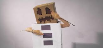 Place the floor block, where the golem will stand. How To Make A Diy Minecraft Snow Golem Costume Halloween Ideas Wonderhowto