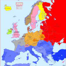 Axis & allies europe 1940 and pacific 1940 were designed to work together to form one giant global game of axis & allies 1940. Hisatlas Map Of Map Of Europe 1939 1940