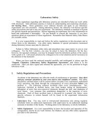 Test tubes, or glass 9 avoiding eye accidents safety precautions: Laboratory Safety I Safety Regulations And Precautions