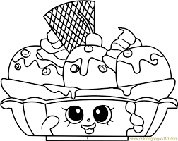 This adorable coloring book comes with 18 different giant. Banana Splitty Shopkins Coloring Page For Kids Free Shopkins Printable Coloring Pages Online For Kids Coloringpages101 Com Coloring Pages For Kids