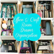 Crafty desk tour with retrohipmama. Office And Craft Room Desk Drawer Organization Tips Across The Blvd