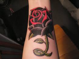 1.6 black rose with outstanding leaf work. 80 Black Rose Tattoos And Design With Meanings