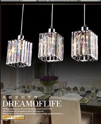 Free Shipping Kitchen Bar Pendant Light Dining Room 3 Lights Restaurant Modern Crystal Pendant Lamps Hanging Crystal Lighting Bar Pendant Lights Hanging Crystal Lightspendant Lights Aliexpress