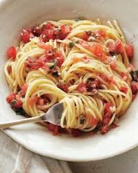 Pasta With Fresh Tomato Sauce Healthy Recipes Fresh Tomato Pasta Food