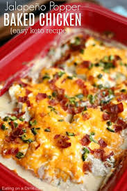 Keto Jalapeno Popper Chicken Easy Keto Chicken Recipe Recipe Keto Recipes Dinner Jalapeno Popper Chicken Recipe Keto Recipes Easy