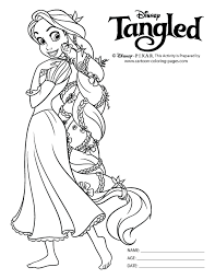 As evidence by my disney cruise tips, it's easy. 33 Disney Tangled Coloring Pages Free Printable Coloring Pages