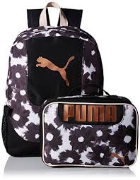 Puma Kids Lunch Box Backpack Combo Puma In 2020 Girl Backpacks School Bags For Kids School Bags For Girls