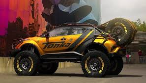トヨタc hrを極限オフローダーに デザイナーによるバーチャルチューン chr tonka カスタムトラック オフロードカー オフロード車