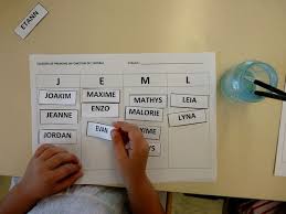 Le Journal De Chrys Le Prenom En Moyenne Section Etiquette Prenom Maternelle Livre Des Prenom Le Prenom