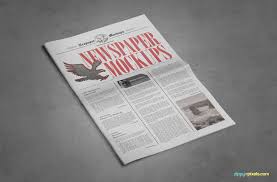 It can be printed on an a2 paper as well. 9 Newspaper Psd Advertisement Mockups Zippypixels