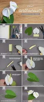 Get Super Creative With This Gorgeous Felt Anthurium Flower Felt Flower Tutorial Felt Flowers Patterns Felt Flowers Diy