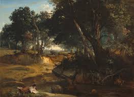 Forest Of Fontainebleau 1830 Jean Baptiste Camille Corot National Gallery Of Art Landscape Paintings Oil Painting Landscape