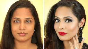 how to do party makeup at home step