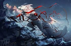 I am a leopard of an age appropriate to holding a pen. Hd Wallpaper Anthro Bows Fantasy Weapons Furry Wolf Wallpaper Flare