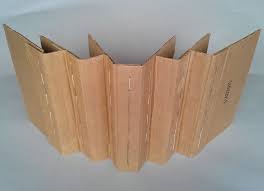 Model For The Big Book Project Recycled Corrugated Cardboard Handmade Books Bookbinding Book Making