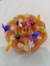 Clafoutis, as seen in scook: French Chef Anne Sophie Pic Puts Singapore Touches In Her Asian Debut