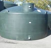 5,000 Gallon Low Vertical (straight-wall) Water Storage Tank 142"D x 93"H