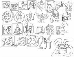 For examples are lifting, typing, writing, cooking, and much more. Free Advent Coloring Calendar