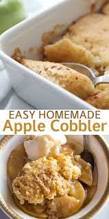 Apple Cobbler Recipe Apple Dessert Recipes Apple Recipes Easy Apple Cobbler Recipe