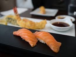 Difference Between Nigiri And Sashimi Sake Nigiri Nigiri Sushi Nigiri