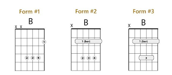 To play this chord, you actually have to play two barres at the same time. B Chord Guitar Finger Position 3 Easy Ways To Play Guitar Fingers B Chord B Chord Guitar