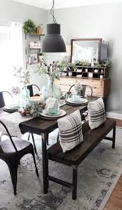 42 Inspiring Farmhouse Living Room Decor Ideas Farmhousekitchendecor Hous In 2020 Farmhouse Dining Room Table Farmhouse Style Dining Room Farmhouse Decor Living Room
