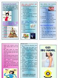 Leaflet hygiene rumah sehat 35. Leaflet Gizi Ibu Hamil