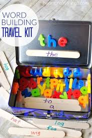 Word Building Activity Travel Kit Summer Learning Activities Preschool Activities Word Building Activities
