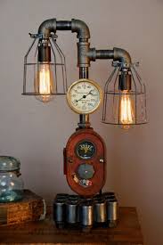 Modern Farmhouse Tractor Industrial Table Lamp Industrial Table Lamp Recycled Lamp Industrial Lamp