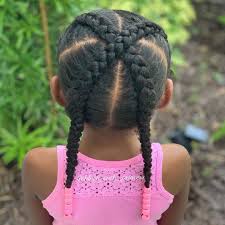 Natural Hair Kids On Instagram Need A Satin Lined Winter Kids Hairstyles Hair Styles Natural Hairstyles For Kids This is a different hairstyle for little girls, where hair from the top braids into small ponytails with colourful rubber bands. hair styles natural hairstyles