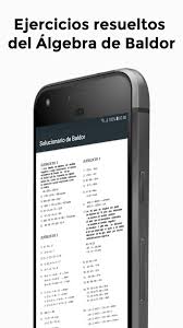 Para resolver los problemas del 1 al 18 las literales toman los siguientes valores: Solucionario De Algebra De Baldor For Android Apk Download