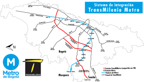 With this application you access the information of each of the routes, including stations, buses, schedules, feeders and maps. Bogota Metro Wikipedia