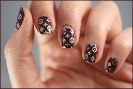 Louis Vuitton Acrylic Nail Designs Ahoy Comics Started with a base of orly pixie dust, two coats.