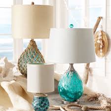 Rope And Sea Glass Table Lamp Pier 1 Imports Lamp Decor Art Glass Table Lamp Turquoise Table Lamp