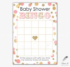 Bingo Cards To Print Free Uk Pink Gold Baby Shower Bingo Card Printed Or Printable Instant Download Ready To Pop Confett Baby Shower Bingo Pink Gold Baby Shower Baby Shower Bingo Free