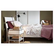 Trysil White Luroy Bed Frame Standard Double Ikea Nachttisch Weiss Nachttisch Bett Ideen