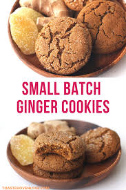 Small Batch Triple Ginger Cookies Recipe Triple Ginger Cookies Recipe Small Batch Baking Small Batch Cookies