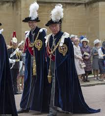 Queen And Family Don Velvet Robes And Hats For Order Of The Garter Order Of The Garter Prince William Royal
