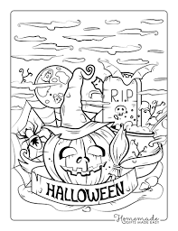 Spooky halloween coloring pages for kids and adults that you can download and color in for free! 89 Halloween Coloring Pages Free Printables