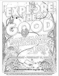 We are planning on printing out 1 for each member of our family. Community Living Central York Today Is Randomactsofkindness Day Print T His Year S Black And White Coloring Page And Add Your Own Color And Creativity To The Random Acts Of Kindness Day Poster