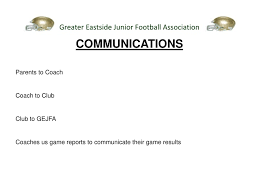 Ppt Greater Eastside Junior Football Association 2012